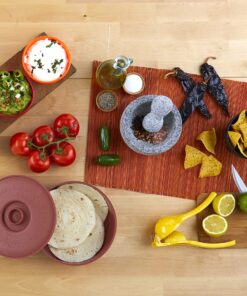 IMUSA USA Microwave Tortilla Warmer, 1 Pack, Brown 25 917Zppxxz5S