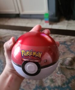 Pokemon TCG: Poke Ball Tin Red - 3 Booster Pack with 1 Coin 15 917bEt87mL