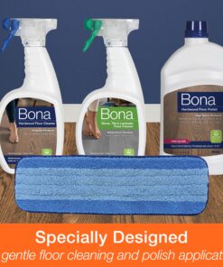 Bona Microfiber Cleaning Pad, for Hardwood and Hard-Surface Floors, fits Bona Family of Mops, 1 Pack 27 917bgF6pgXL