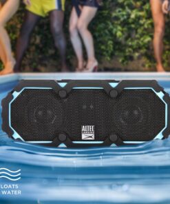Altec Lansing LifeJacket 2 - Waterproof Bluetooth Speaker, Floating Portable Speaker for Travel & Outdoor Use, Deep Bass & Loud Sound, 30 Hour Playtime, 2.80 x 7.50 x 3.11 Inches Blue 18 917g8n6qz8L 2