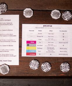 Coup Card Game - Strategy, Bluffing, & Fast Fun for Family Game Night – Easy to Learn 15-Minute Rounds – Popular Games for 2-6 Players Ages 10+, Teens, and Adults – By Indie Boards and Cards 45 917jRTaVynL 2