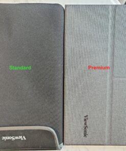 ViewSonic VA1655 15.6 Inch 1080p Portable IPS Monitor with a Built-in Stand, Mobile Ergonomics, USB C, Mini HDMI and Protective Case for Home and Office,Black 48 917kPjKrWBL