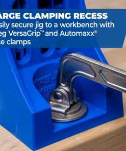 Kreg K4 Pocket Hole Jig - Adjustable, Versatile Jig for Strong Joints - Create Perfect, Rock-Solid Joints - Easily Adjustable Drill Guides - For Materials 1/2" to 1 1/2" Thick Pocket Hole System 52 917tNhQxqYL