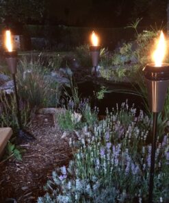 TIKI Brand Island King Outdoor TIKI Torch for Backyard, Patio and Garden, Metal Brown - 65 Inch, 1120129 Gun Metal 28 917tTAoglyL