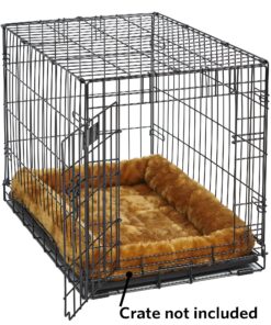 MidWest Homes for Pets Bolster Cinnamon Pet Bed for Dogs & Cats w/ Comfortable Bolster | Ideal for Extra Large Dog Breeds & Fits a 48-Inch Crate | Easy Maintenance Machine Wash & Dry | 48L-Inch 24 91854t0O5XL