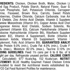 Alternative view of Blue Buffalo Healthy Gourmet Natural Adult Flaked Wet Cat Food Chicken 5.5-oz cans (Pack of 24) Flaked Chicken Entrée 5.5 Ounce (Pack of 24)