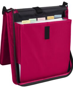 Five Star 2 Inch Zipper Binder, Vertical Flip, Durable, Red (73311) 13 9187R9KwvWL