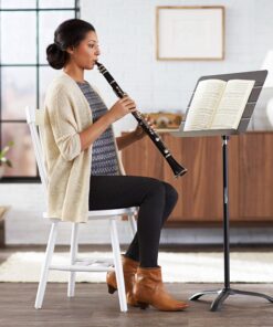 Alternative view of Amazon Basics Portable Sheet Music Stand - Black