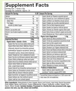 Greens Powder Smoothie Mix Purely Inspired Organic Greens Powder Superfood, Unflavored, 24 Servings (Package May Vary), 8.54 Ounce (Pack of 1) 24 Servings (Pack of 1) 28 9188oLIUbiL