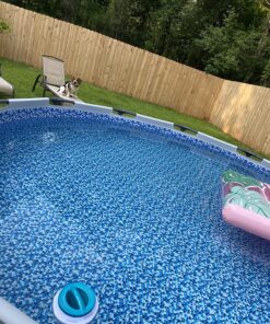 Bestway Steel Pro MAX 12 Foot x 30 Inch Round Metal Frame Above Ground Outdoor Backyard Swimming Pool Set with 330 GPH Filter Pump 12' x 30" 34 918A0lX86 L