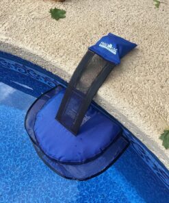 SWIMLINE HYDROTOOLS ORIGINAL 70200 FrogLog Animal Saving Escape Ramp For Pools & Spas | For All Small Animals Entering The Pool | Heavy Duty Material & Long Lasting | Reduces Pool Maintenance Blue 38 918LdyEsRpL