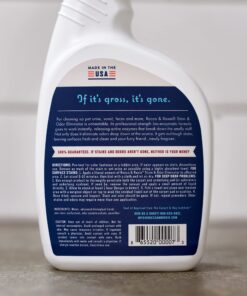 Rocco & Roxie Stain & Odor Eliminator for Strong Odor - Enzyme Pet Odor Eliminator for Home - Carpet Stain Remover for Cats and Dog Pee - Enzymatic Cat Urine Destroyer - Carpet Cleaner Spray 32 oz 28 918MjKFBRpL 1