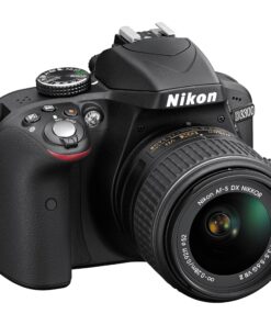 Nikon D3300 24.2 MP CMOS Digital SLR with Auto Focus-S DX Nikkor 18-55mm f/3.5-5.6G VR II Zoom Lens (Black) Black w/ 18-55mm Base 48 918QYtkEIL