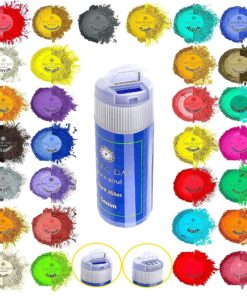 Alternative view of BALTIC DAY Mica Powder, 30 Colors - Mica Powder for Epoxy Resin 10g/Bottle - Epoxy Resin Color Pigment Powder - Pigments for Soap Making, Candle, Slime, Lip Gloss, Nails, Paints 30 Color Shake Jars