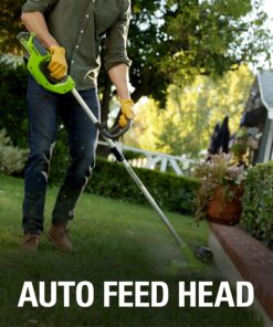Greenworks 40V 12" Cordless String Trimmer, 2.0Ah Battery and Charger Included 12" Trimmer (2.0Ah) 34 918kpcalwpS