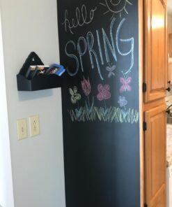 Huntz Dustless Chalk With Microfiber Eraser (Washable & Reusable) (12 White Chalks + 12 Colored Chalks + Eraser) 12 White Chalks + 12 Colored Chalks + Eraser 30 918oLs47UYL