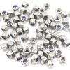 100Pcs M3 x 0.5mm 304 Stainless Steel Self-Lock Nylon Inserted Hex Lock Nuts, Self Clinching Nuts 20 918updXAHrL