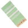 Dandelion - Basic Pattern - Naturally-Dyed Cotton Turkish Towel Peshtemal - 71x39 Inches - Pistachio Green 20 918v73cxxWS