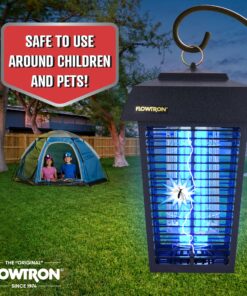 Flowtron Bug Zapper, 1 Acre of Outdoor Coverage with Powerful 40W Bulb & 5600V Instant Killing Grid, Electric Insect, Fly & Mosquito Zapper, Made in The USA 28 918xeFwCr5L 1