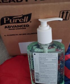 PURELL Advanced Hand Sanitizer Soothing Gel, Fresh Scent, 8 fl oz Pump Bottle (Pack of 4), 9674-06-ECDECO 37 919 8oPx7cL