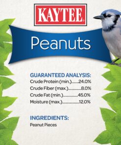 Kaytee Shelled Peanuts For Woodpeckers, Nuthatches, Jays, Towhees, Cardinals, Indigo Buntings & Other Wild Birds, 10 Pound 29 9193Sd2YLxS 2