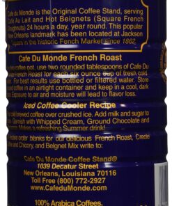 Cafe Du Monde French Roast Dark Coffee, 13 Ounce 6 91979nUmNlL