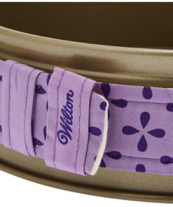Wilton Bake-Even Cake Strips for Evenly Baked Cakes, 2-Piece Set, Purple, Fabric 2-Pc. 39 9199wPhjvGL