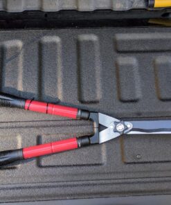 TABOR TOOLS B212A Telescopic Hedge Shears with Wavy Blade and Extendable Steel Handles. Extendable Manual Hedge Clippers for Trimming Borders, Boxwood, and Tall Bushes. B212A Extendable Hedge Shears 39 919DgYZaowL