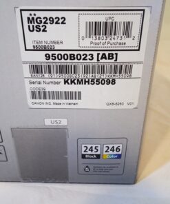 CANON PIXMA MG2922 Wireless All-in-One Inkjet Printer, 4800 x 600 dpi - Blue Finish 11 919Dzw wcuL