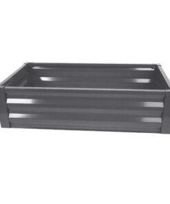 Greenes Fence Antique Iron Powder-Coated Metal Raised Garden Bed Planter 24" W x 48" L 10" High 16 919MhTe2nPL