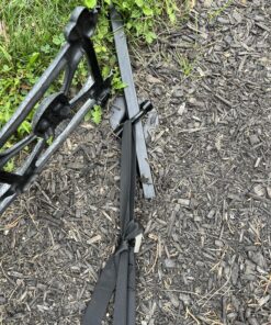 Eurmax USA 4-Pc Pack Spiral Stakes Heavy Duty Anchor Kit Ice Screw Anchor for Trampoline, Tents, tarps, Canopies,car Ports,Dog tie Out and etc Bonus Tie Down Straps 4-Pc Pack (Black) Black 30 919ORlSRDHL