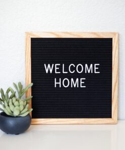 Alternative view of Rivi Retro Felt Letter Board - 344 Changeable Characters & Premium Oak Frame - Vintage Message Board with Storage Bag - Create Inspirational Quotes, Fun Signs & Romantic Notes - Perfect Gift Idea