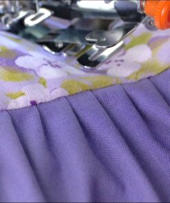 SINGER | Ruffler Attachment Presser Foot, Perfectly Spaced Pleats / Gathers, Easily Adjust Closeness & Depth, Light to Medium Fabrics - Sewing Made Easy, Silver 16 919PDcHaFVL