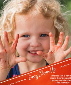 Acrylic Paint Set for Adults and Kids - 12 Pack of 12mL Paints with 3 Art Brushes, Non-Toxic Craft Paint, Halloween Pumpkin Painting Kit - Canvas, Ceramic, Rock Paint - Art Supplies 0.4 Fl Oz (Pack of 12) 31 919PlO3iIL