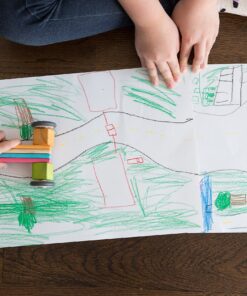 6 Piece Tegu Pocket Pouch Prism Magnetic Wooden Block Set, Blues 30 919bVUImSTL