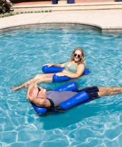 Poolmaster Water Chair Inflatable Swimming Pool Float Lounge, Blue 1 Pack 23 919gdrvceFL