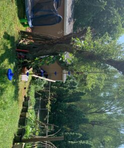 Squirrel Products Climbing Rope with Disc Swing - Active Outdoor Playset Equipment - Blue 22 919gePg4FsL