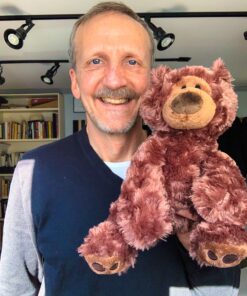 GUND Philbin Classic Teddy Bear, Premium Stuffed Animal for Ages 1 and Up, Chocolate Brown, 12” 40 919hOEmj1jL