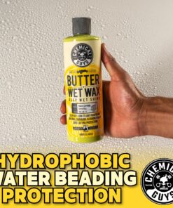 Chemical Guys WAC_201_16 Butter Wet Wax, Deep Wet Shine for Cars, Trucks, SUVs, RVs & More, 16 fl oz, Banana Scent 16 oz 30 919hkWZZcAL 1