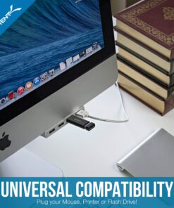 SABRENT 4-Port USB 3.0 Hub for iMac Slim Uni-Body (HB-IMCU) 4-Port for iMac 34 919kBxw JXL
