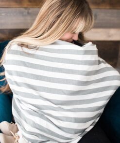 Baby Car Seat Cover Canopy and Nursing Cover Multi-Use Stretchy 5 in 1 Gift "The Harbor" by Copper Pearl 21 919kh5L0yGL