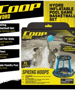 COOP Hydro Spring Hoops, Pool Toy, Inflatable Pool Game Basketball Set Multicolor 12 919rAxW5gL