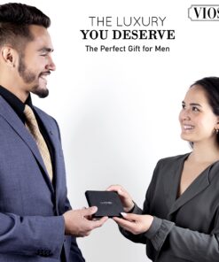 Viosi Money Clip Slim Leather Wallet For Men Front Pocket Rfid Blocking Card Holder With Rare Earth Magnets Brown 15 919rauN13QL