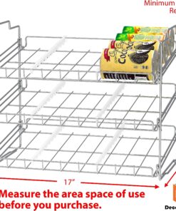 Alternative view of Deco Brothers Stackable Can Rack Organizer for Kitchen and Pantry, Chrome Finish