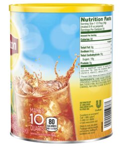 Lipton Iced Tea Mix, Raspberry, Makes 10 Quarts (Pack of 6) 16 919uw5zWDRL