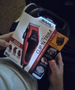 Wahl USA Clip ‘N Trim 2 In 1 Corded Hair Clipper with Pop Up Trimmer Kit, Perfect for Home Haircuts and Touching Up Around Necklines and Sideburns – Model 79900-1501P 56 919vQWSUEFL