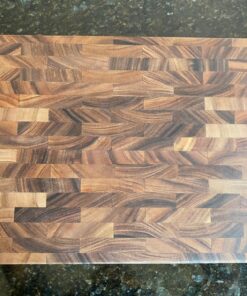 Ironwood Gourmet Large End Grain Prep Station Acacia Wood Cutting Board, 14 x 20-Inch, Brown 14" x 20" 49 91A1cUKBRXL