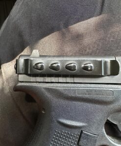 Techna Clip Conceal Carry Gun Belt Clips for Beretta, Diamondback, Glock, Kahr, Kel-Tec, Kimber, Ruger, Sig Sauer, Smith & Wesson, Springfield, Taurus, 1911 Glock 42 Gun Belt Clip (Ambi) Black 9 91AFOVlt66L