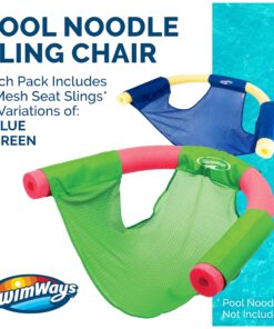 Alternative view of SwimWays Noodle Sling- Floating Pool Chair for Adults, Color May Vary. 1 Pack