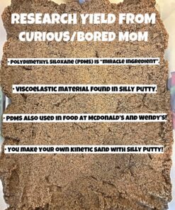 Kinetic Sand, 3 Lbs Beach Sand for Ages 3 and Up Brown Beach Sand 27 91AZzht4nL